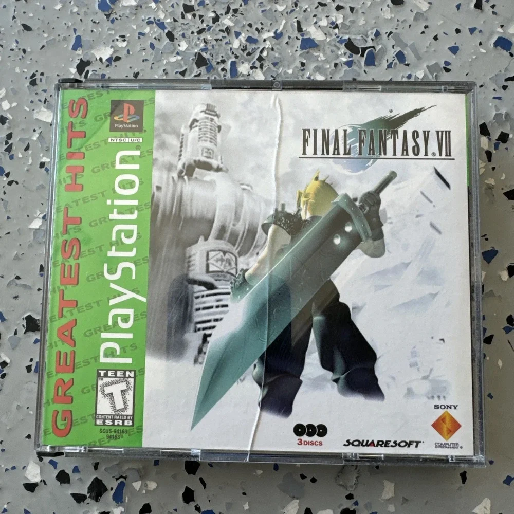 Final Fantasy VII 7 Misprint (Playstation‎ 1 PS1) Complete - Tested - Authentic